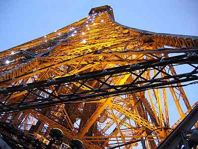 Sparkling Eiffel tower